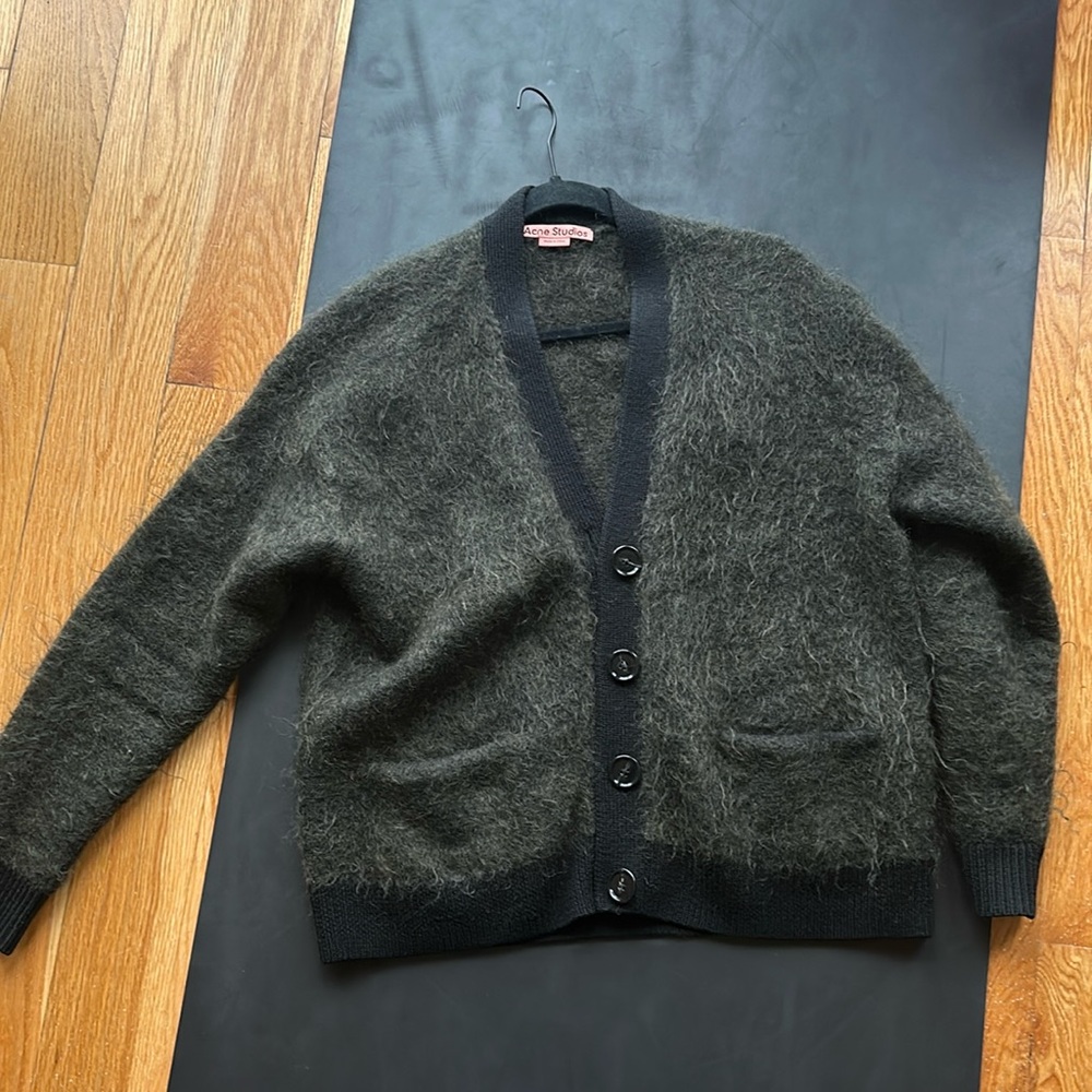 Acne studio oversize mohair cardigan